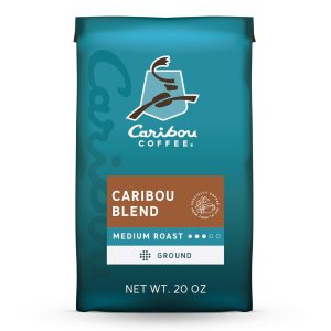 Caribou Coffee. Medium Roast Ground Coffee - Caribou Blend 20 Ounce Bag - Packaging May Vary