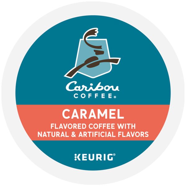 Caribou Coffee Caramel Flavored Coffee. Single Serve Keurig K-Cup Pods. Medium Roast Coffee. 96-Count Box (Pack of 4) - Image 12