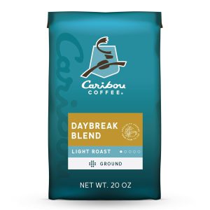 Caribou Coffee. Light Roast Ground Coffee - Daybreak Morning Blend 20 Ounce Bag - Packaging May Vary