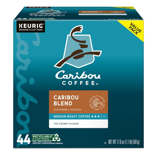 Caribou Coffee Caribou Blend Keurig Single-Serve K-Cup Pod. Medium Roast Coffee. 44 Count(Pack of 1) - Image 11