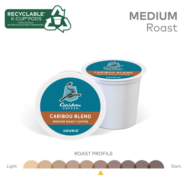 Caribou Coffee Caribou Blend Keurig Single-Serve K-Cup Pod. Medium Roast Coffee. 96 Count - Image 5