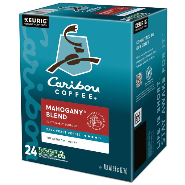 Caribou Coffee Mahogany Keurig Single-Serve K-Cup Pods. Dark Roast Coffee. - Image 14