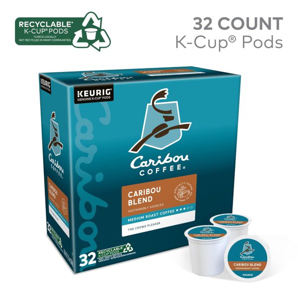 Caribou Coffee Caribou Blend. Keurig Single-Serve K-Cup Pods. Medium Roast Coffee. 32 Count(Pack of 1) - Image 3