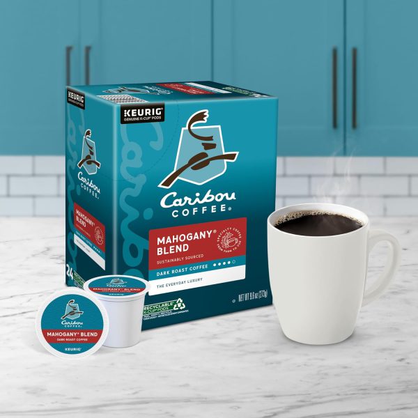 Caribou Coffee Mahogany Keurig Single-Serve K-Cup Pods. Dark Roast Coffee. - Image 10