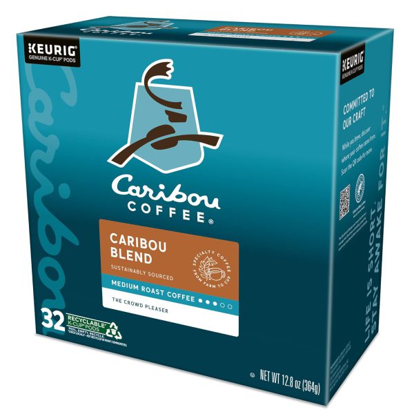 Caribou Coffee Caribou Blend. Keurig Single-Serve K-Cup Pods. Medium Roast Coffee. 32 Count(Pack of 1) - Image 14