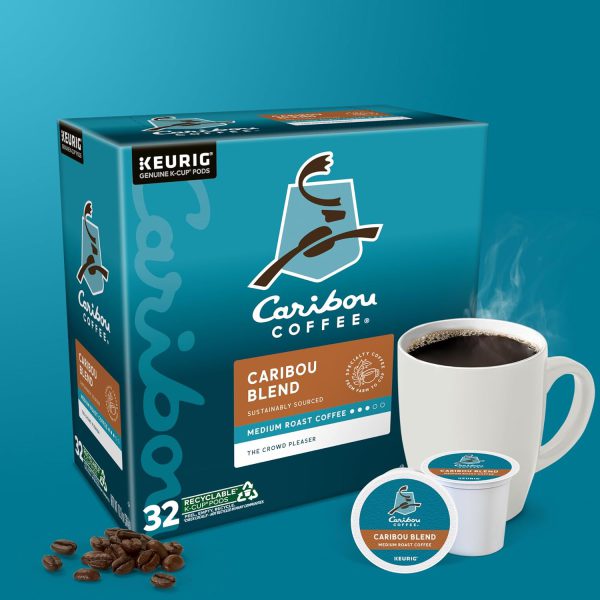 Caribou Coffee Caribou Blend. Keurig Single-Serve K-Cup Pods. Medium Roast Coffee. 32 Count(Pack of 1) - Image 9