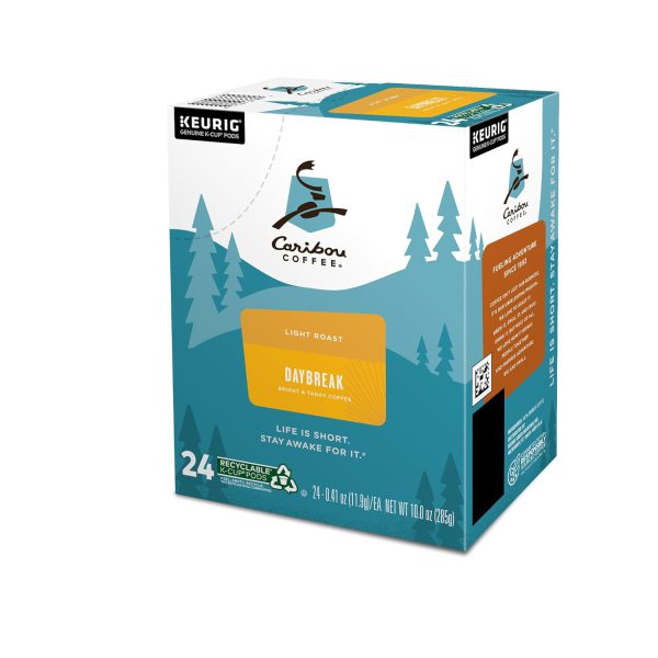 Caribou Coffee Daybreak Morning Blend. Keurig Single-Serve K-Cup Pods. Light Roast. 96 Count (4 Packs of 24) - Image 16