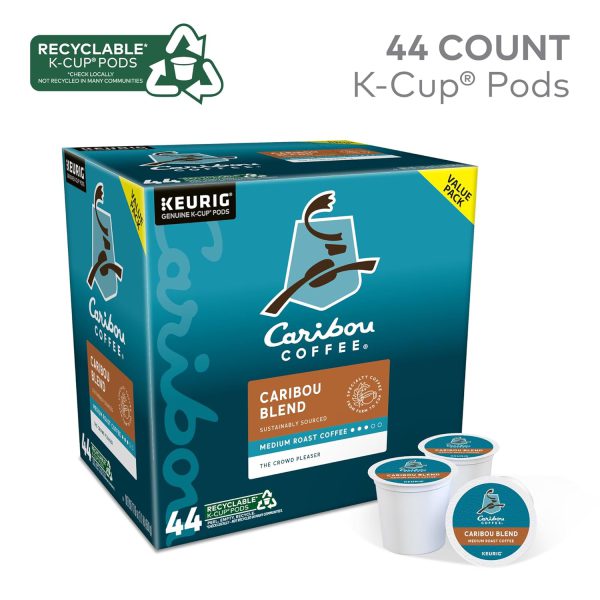 Caribou Coffee Caribou Blend Keurig Single-Serve K-Cup Pod. Medium Roast Coffee. 44 Count(Pack of 1) - Image 3