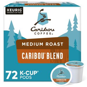 Caribou Coffee Caribou Blend Keurig Single-Serve K-Cup Pod. Medium Roast Coffee. 72 Count