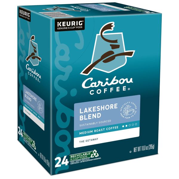 Caribou Coffee Lakeshore Blend Keurig Single-Serve K-Cup Pods. Medium Roast. 24 Count (Pack of 4) - Image 13