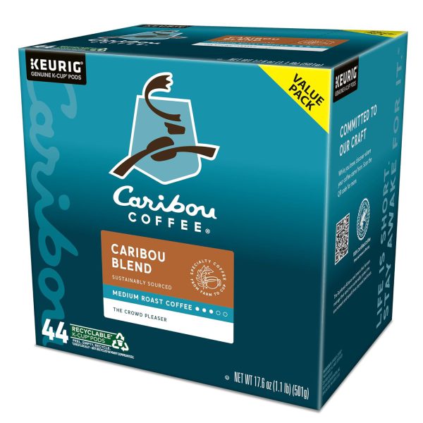 Caribou Coffee Caribou Blend Keurig Single-Serve K-Cup Pod. Medium Roast Coffee. 44 Count(Pack of 1) - Image 14