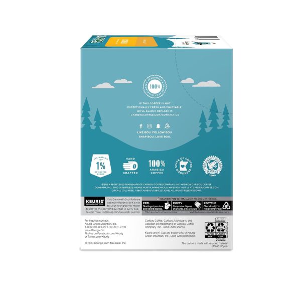 Caribou Coffee Daybreak Morning Blend. Keurig Single-Serve K-Cup Pods. Light Roast. 96 Count (4 Packs of 24) - Image 17