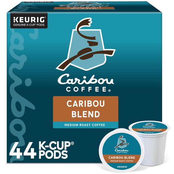 Caribou Coffee Caribou Blend Keurig Single-Serve K-Cup Pod. Medium Roast Coffee. 44 Count(Pack of 1)