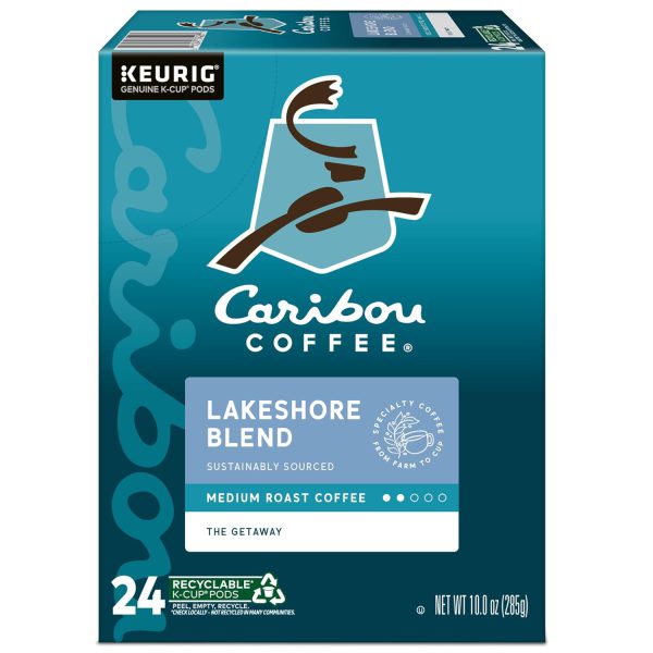 Caribou Coffee Lakeshore Blend Keurig Single-Serve K-Cup Pods. Medium Roast. 24 Count (Pack of 4) - Image 11