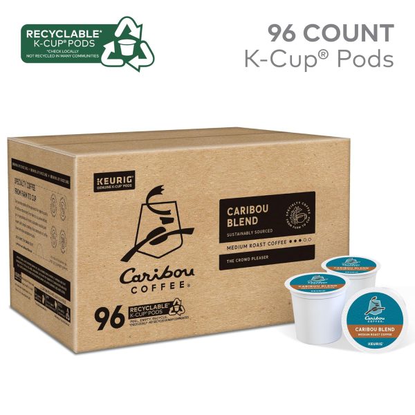 Caribou Coffee Caribou Blend Keurig Single-Serve K-Cup Pod. Medium Roast Coffee. 96 Count - Image 3