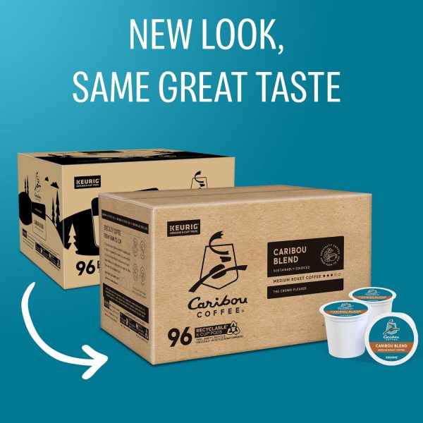 Caribou Coffee Caribou Blend Keurig Single-Serve K-Cup Pod. Medium Roast Coffee. 96 Count - Image 2