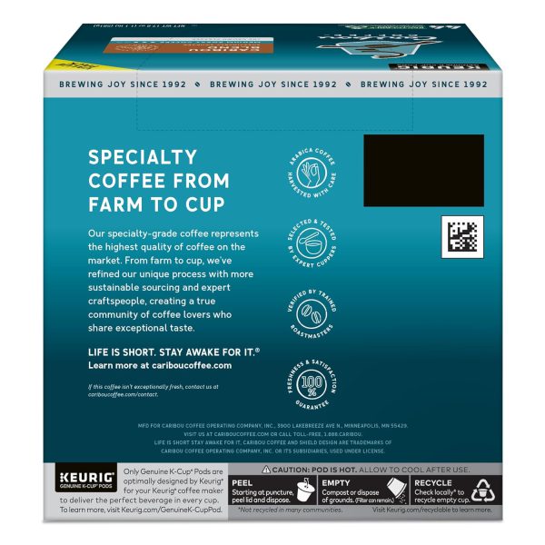 Caribou Coffee Caribou Blend Keurig Single-Serve K-Cup Pod. Medium Roast Coffee. 44 Count(Pack of 1) - Image 15