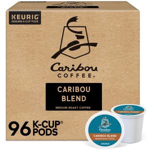 Caribou Coffee Caribou Blend Keurig Single-Serve K-Cup Pod. Medium Roast Coffee. 96 Count