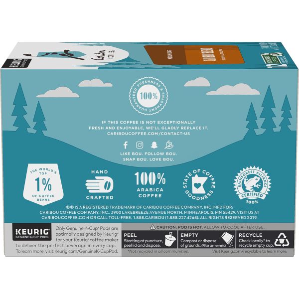 Caribou Coffee Caribou Blend Keurig Single-Serve K-Cup Pod. Medium Roast Coffee. 72 Count - Image 15